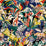 Aldeco Botanical Dream Blue Beauty Fabric Sample A9BOTA0004