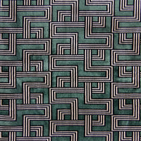 Aldeco Interception Jacquard Velvet Green Moss Fabric A9INTE0004