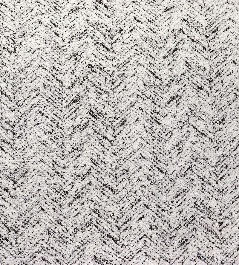Aldeco Wild Thing White On Black Fabric Sample A9WILD0004