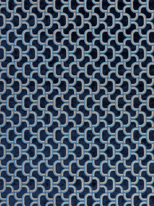 Aldeco Digby Velvet Royal Blue Fabric Sample A9192550005