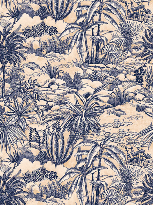 Aldeco Paysage De Reve Blue Paradise Fabric A9192580005