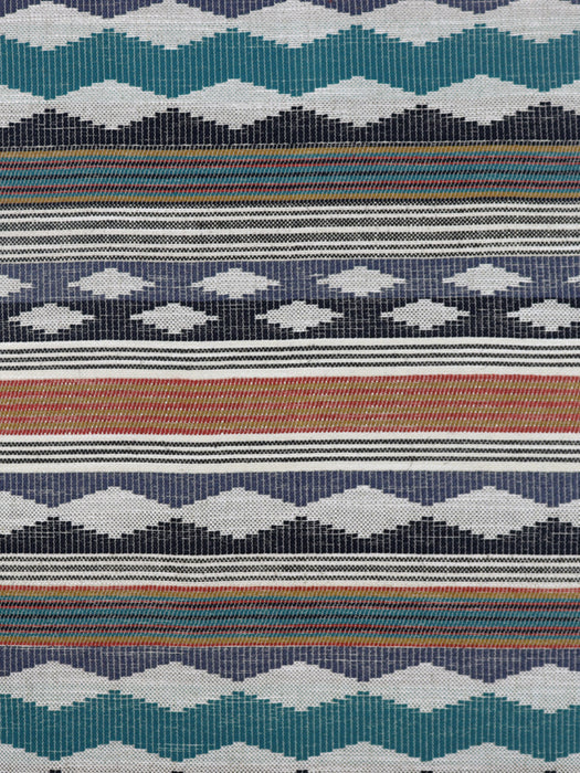 Aldeco L'Esprit Africain Fr Bleu Zanzibar Fabric Sample A9ESPRIT0005