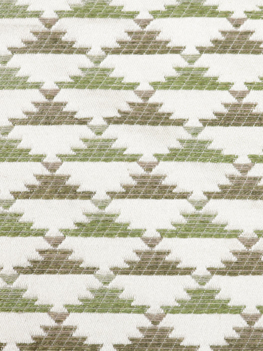 Aldeco Haut Desert Fr Green Leaves Fabric Sample A9HAUT0005