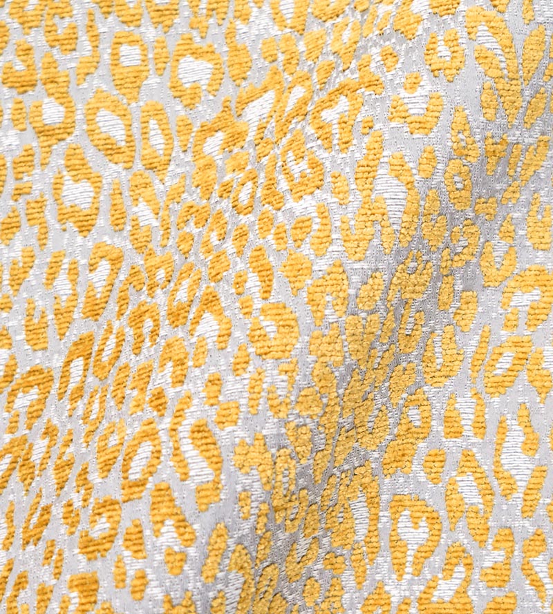 Aldeco Leopard Misted Yellow Fabric A9LEOP0005
