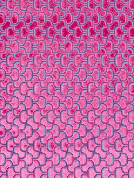 Aldeco Digby Velvet Fucshia Fabric A9192550006
