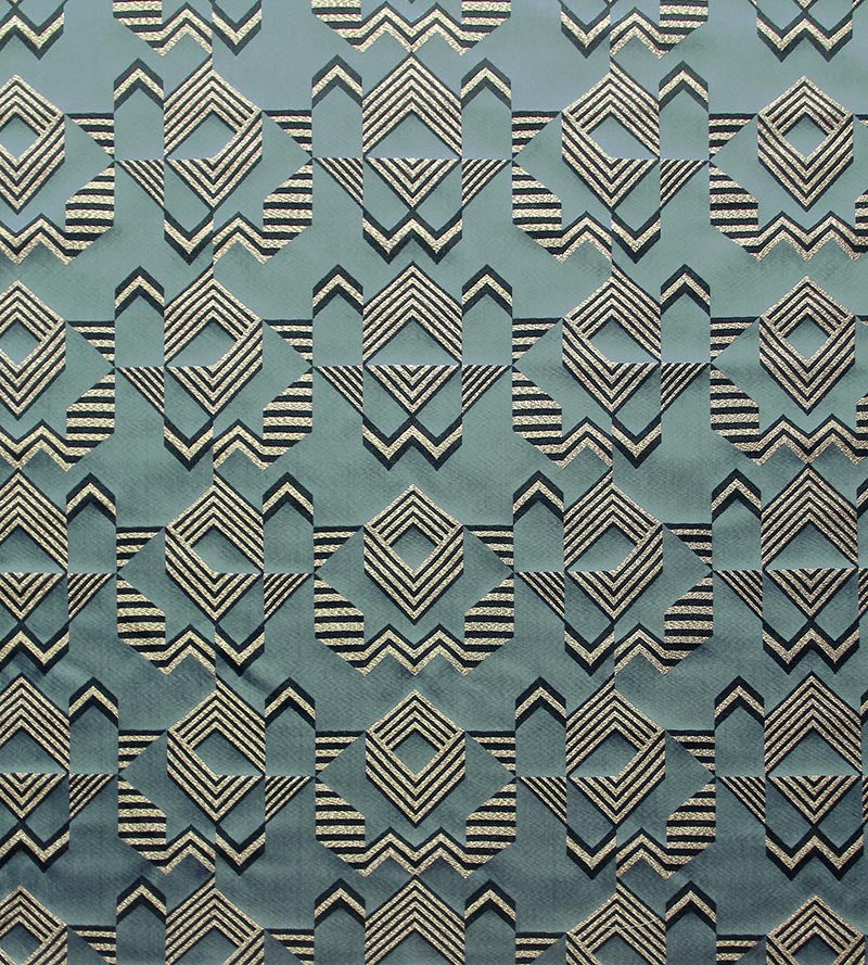 Aldeco Albers Blue Gray Fabric Sample A9ALBE0006