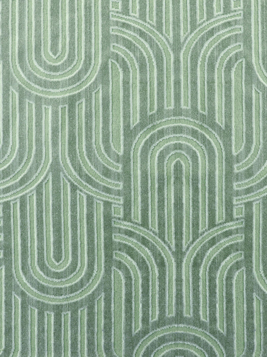 Aldeco Belle Epoque Velvet Sage Green Fabric A9BELL0006