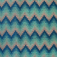 Aldeco Blossom Diva Aqua Blue Fabric A9BLOS0006