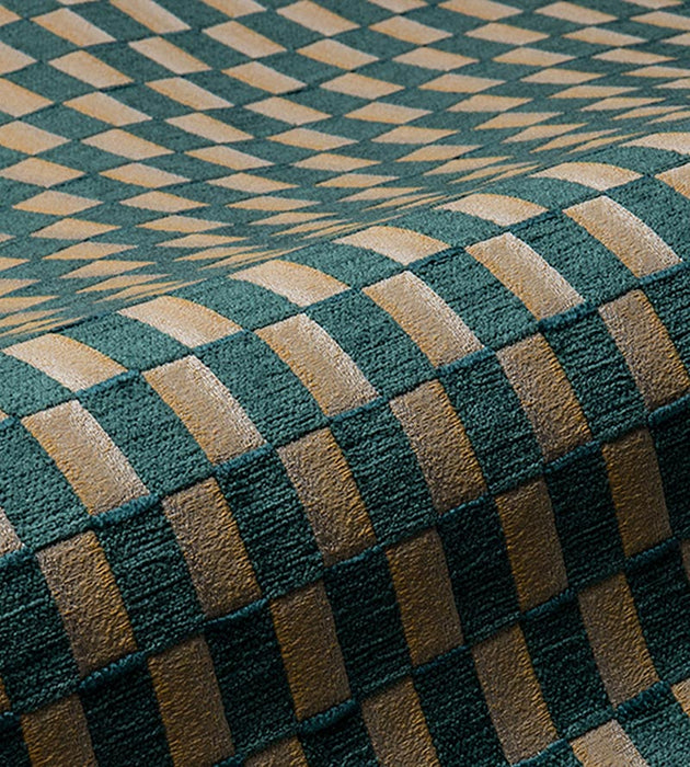 Aldeco Damier Amazon Sunrise Fabric Sample A9DAMI0006