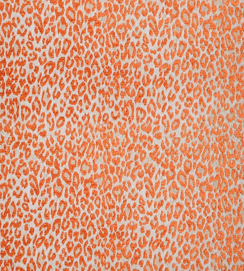 Aldeco Leopard Orange Koi Fabric A9LEOP0006