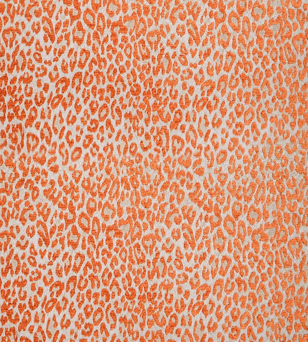 Aldeco Leopard Orange Koi Fabric A9LEOP0006