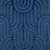 Aldeco Belle Epoque Velvet Marine Blue Fabric A9BELL0007