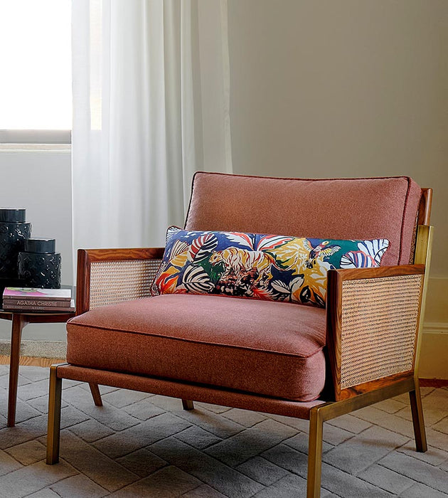 Aldeco Mohairmania Grapefruit Groove Fabric A9MOHA0010