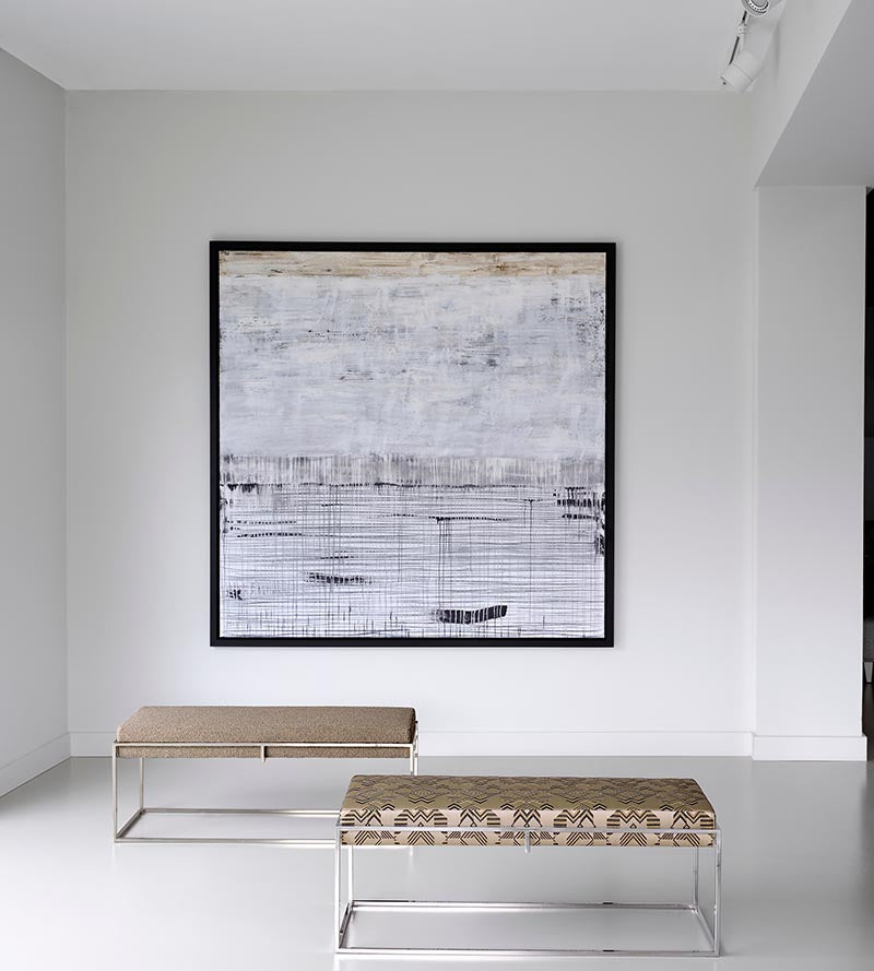 Aldeco Albers Silver Gray Fabric Sample A9ALBE0001