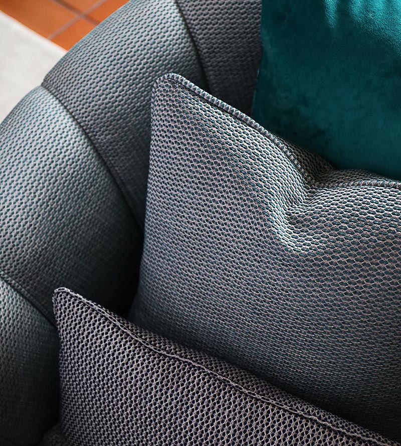 Aldeco Jasmine Deep Indigo Fabric Sample A9JASM0008