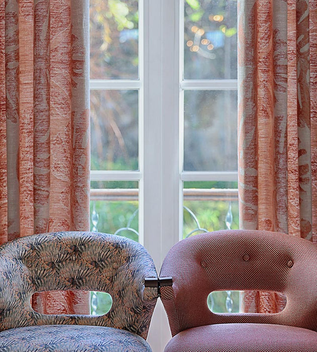 Aldeco Palm Leaves Deep Forest Green Fabric Sample A9PALM0002