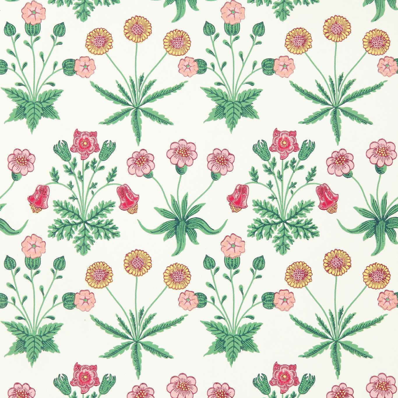 Morris & Co Daisy Strawberry Fields Wallpaper AARC510005