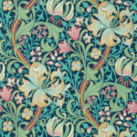 Morris & Co Golden Lily Galactic Ink Wallpaper AARC510007