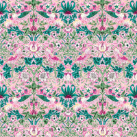Morris & Co Strawberry Thief Miami Strip Wallpaper AARC510021