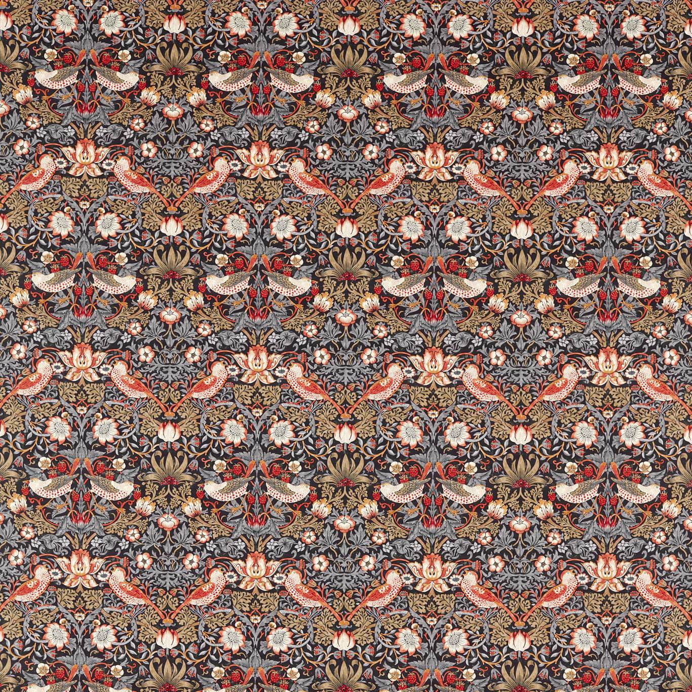 Morris & Co Strawberry Thief Old Fashioned Fabric AARC520016