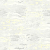 Seabrook Designs Bleached Wave Metallic Champagne & Gray Wallpaper AH40808