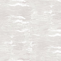 Seabrook Designs Bleached Wave Metallic Pearl & Gray Wallpaper AH40809