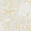 Seabrook Designs Lotus Floral Metallic Gold And Off-white Wallpaper Sample AI42305