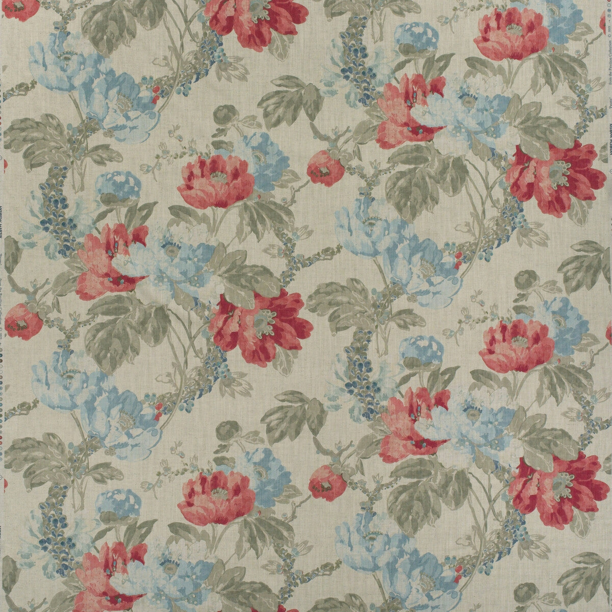 Kravet Couture Peony Sea Coral Fabric Sample AM100449.517.0
