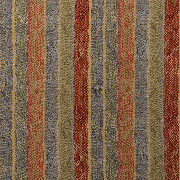 Andrew Martin Isthmus Brick/Green Fabric AM100478.319.0