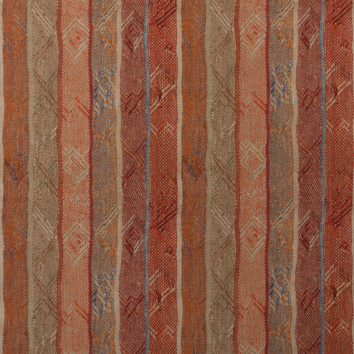 Andrew Martin Isthmus Brick/Chocolate Fabric Sample AM100478.619.0