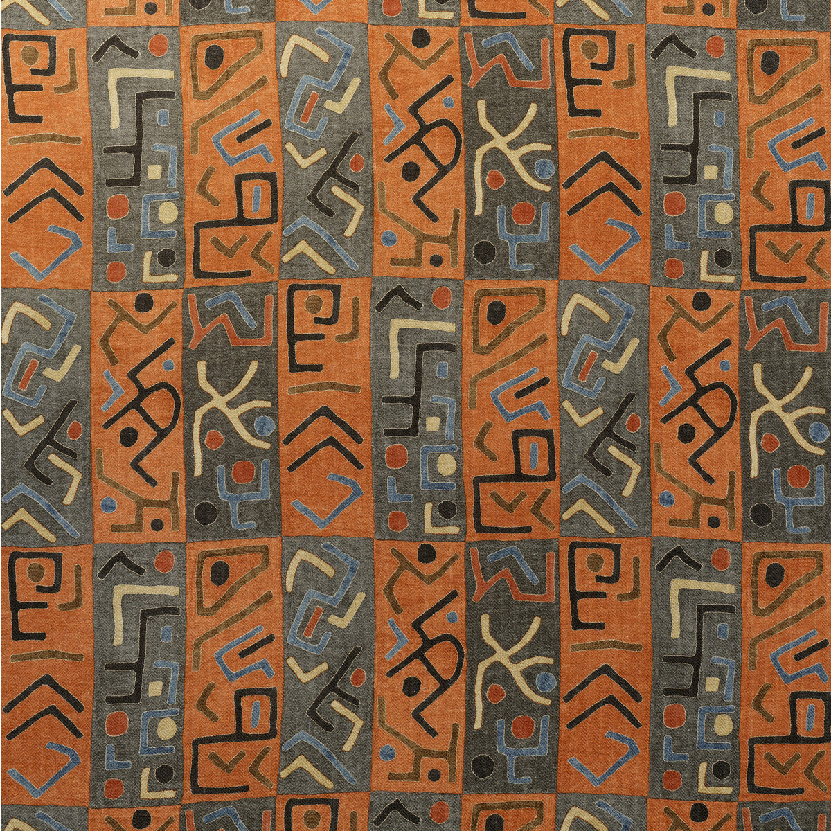 Andrew Martin Ashanti Chocolate Fabric AM100481.612.0