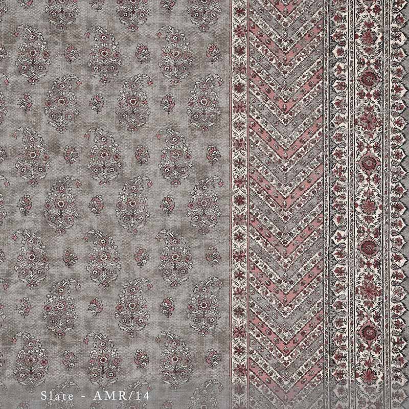Lisa Fine Amira Slate Fabric Sample AMR/14