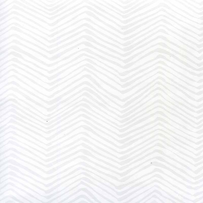 Alan Campbell Petite Zig Zag White Wallpaper Sample AP303-01PV
