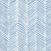 Alan Campbell Petite Zig Zag French Blue Wallpaper AP303-15AWP