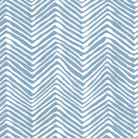 Alan Campbell Petite Zig Zag Blue Wallpaper AP303-1