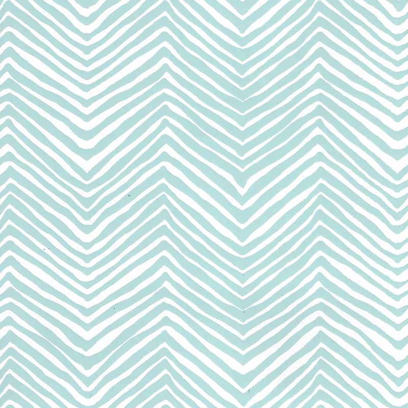 Alan Campbell Petite Zig Zag Light Blue Wallpaper Sample AP303-23PV