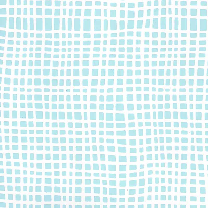 Alan Campbell Criss Cross Turquoise Wallpaper Sample AP403-08PV