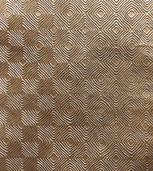 Old World Weavers Cuir Mosaique Bronze Fabric Sample AQ00730001