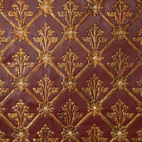 Old World Weavers Cuir Resille Red/Gold Fabric AQ26CD0001