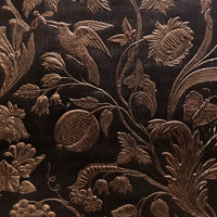 Old World Weavers Cuir Eden Maron/gold Fabric AQ17CD0002