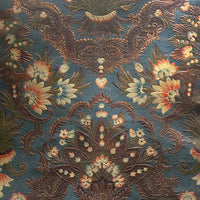 Old World Weavers Cuir Luxembourg Blue Fabric AQ00660003