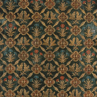 Old World Weavers Cuir Chene Green/Gold Fabric AQ22CD0003