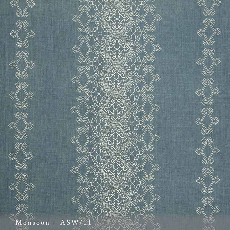 Lisa Fine Aswan Monsoon Fabric Sample ASW-11