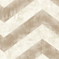 Seabrook Designs Hubble Chevron Metallic Taupe And Ivory Wallpaper AV50406