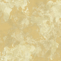 Seabrook Designs Galileo Faux Metallic Gold And Off-white Wallpaper AV50905