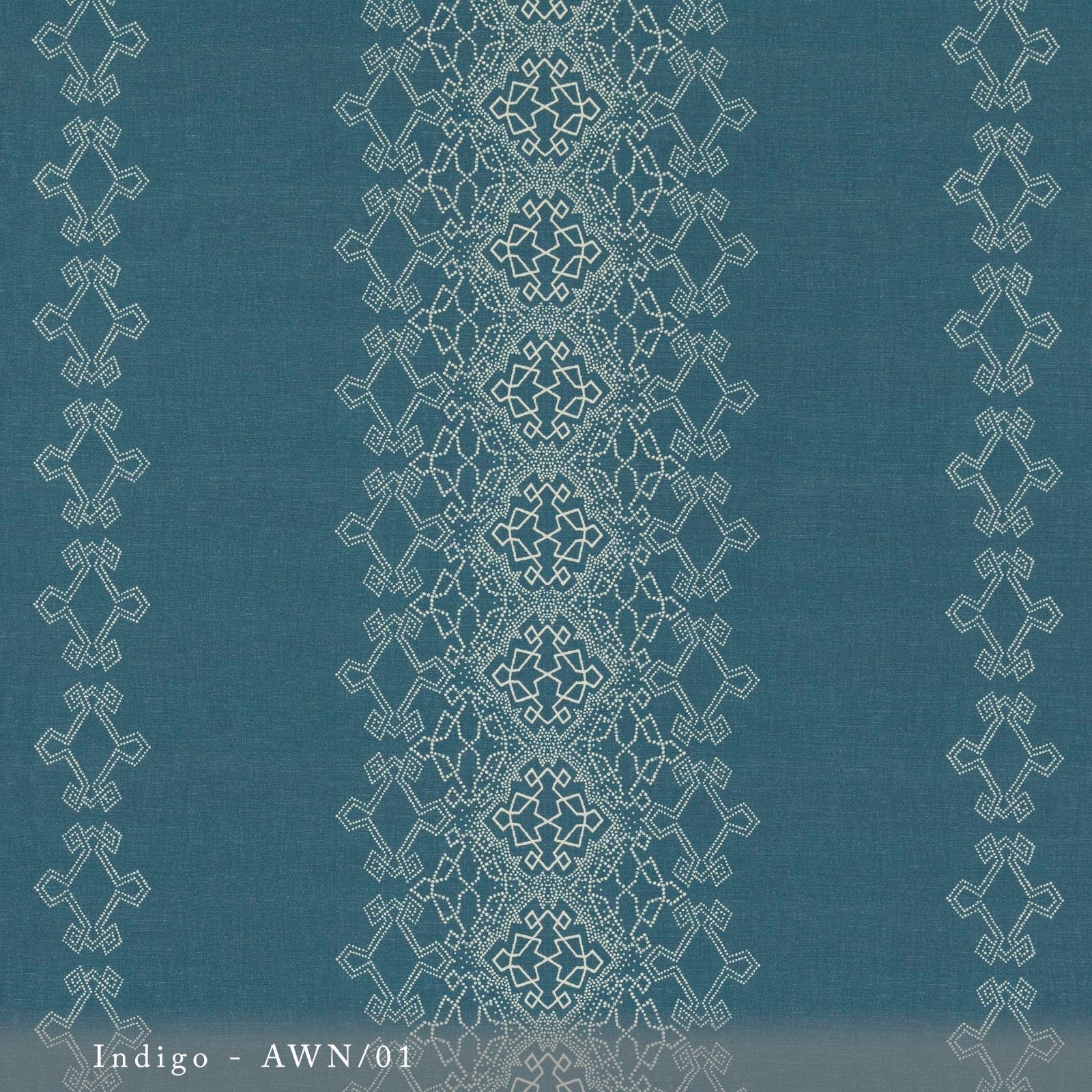 Lisa Fine Aswan - Performance Indigo Fabric Sample AWN-01