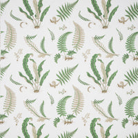 GP & J Baker Ferns Print Snow Fabric B0860.1.0