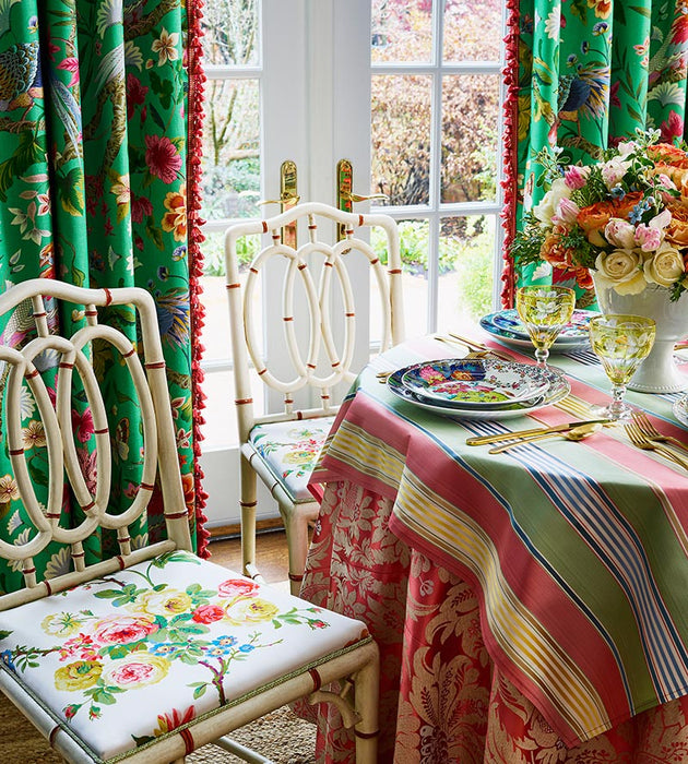 Old World Weavers Botanical Garden Summer Multi Fabric Sample B035060001