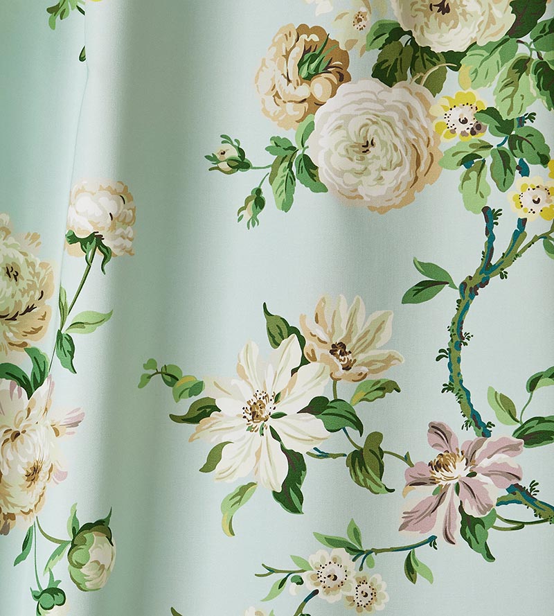 Old World Weavers Botanical Garden Celadon Fabric B035060002