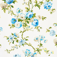 Old World Weavers Botanical Garden Porcelain Blue Fabric B035060003